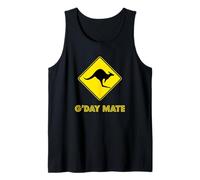 G'Day Mate Divertente Canguro Australiano Amore Australia Canotta