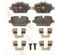 GDB1612 TRW Kit pastiglie freno, Freno a disco per BMW,BMW (BRILLIANCE),FIAT,MIN