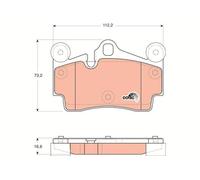 GDB1653 TRW Kit pastiglie freno, Freno a disco per AUDI,PORSCHE,VW