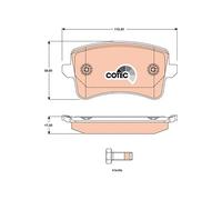GDB1765 TRW Kit pastiglie freno, Freno a disco per AUDI,AUDI (FAW)