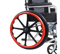 GDBTDL 1 paio di coperture per cerchioni per sedia a rotelle, in silicone, con assorbimento degli urti, antiscivolo e resistente all'usura, per una facile presa, sollievo dal dolore e protezione per