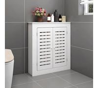 GDBTDL CopriTermosifone Moderno a 2 Ante,Rivestimento Calorifero Traspirante con Ripiano per Camera da Letto e Corridoio, Mobile Decorativo,Facile da Montare, per Nascondere Tubi & Termosifoni