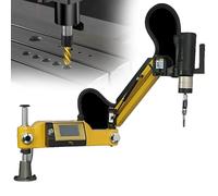 GDBTDL Macchina Filettatrice Elettrica 600W con Braccio Rotante 360°, Utensile Filettatura M3-M16 Alta Coppia, 8 Mandrini per Metallo, Fai-da-Te, CNC e Applicazioni Industriali