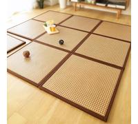 GDBTDL Tappetino tradizionale giapponese per tatami, pieghevole, in rattan, antiscivolo, per dormire, riposare, meditare, yoga, comodo tappetino per soggiorno, camera da letto, sala giochi