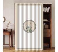 GDBTDL Tenda antipolvere per armadio, tenda autoadesiva antipolvere per armadi e librerie, senza bisogno di attrezzi, facile da installare, tessuto per armadi, scarpiere, protezione della privacy