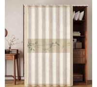 GDBTDL Tenda antipolvere per armadio, tenda autoadesiva antipolvere per armadi e librerie, senza bisogno di attrezzi, facile da installare, tessuto per armadi, scarpiere, protezione della privacy