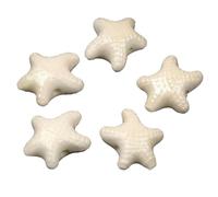 GDBZS 20 * 17mm 30 pz Carino Stella Marina Perline di Ceramica Perline di Perline Fai da Te Fatti a Mano ad Alta Temperatura Bruciare Bracciale Collana di Lavoro a Maglia Accessori di Gioielli