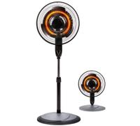 Stufa a Ventilatore Elettrica a Carbonio Funzione Oscillabile e Timer 2000W DCG