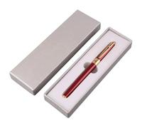 GddOGUK Penna stilografica Classica con Pennino Extra fine da 0,38 mm, Penna calligrafica for Scrivere, Penna a Inchiostro Ricaricabile, Penne for Scrivere for Uomini e Donne(Red+Boxed)