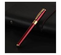 GddOGUK Penna stilografica Classica con Pennino Extra fine da 0,38 mm, Penna calligrafica for Scrivere, Penna a Inchiostro Ricaricabile, Penne for Scrivere for Uomini e Donne(Rot)