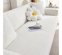 GDDUOYUE Copridivano su Misura-Copridivano AntiGraffio-Copridivano Elasticizzato, Personalizzerò Un Copridivano Che Si Adatti Meglio in Base alle Dimensioni Che Carichi,Jade White 1,2 Seater