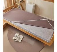 GDDUOYUE Coprimaterasso Futon Giapponese 100% Cotone - 360° con Doppia Cerniera, Antiscivolo per Materasso da Pavimento (3-8 cm Spessore),i,71×79in