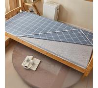 GDDUOYUE Coprimaterasso Futon Giapponese 100% Cotone - 360° con Doppia Cerniera, Antiscivolo per Materasso da Pavimento (3-8 cm Spessore),f,71×79in