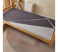 GDDUOYUE Coprimaterasso Futon Giapponese 100% Cotone - 360° con Doppia Cerniera, Antiscivolo per Materasso da Pavimento (3-8 cm Spessore),b,35×79in