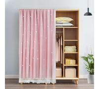 GDDUOYUE Tenda per Porta con Privacy, Tenda Separe per Interni Oscurante, Copertura Temporanea Termica per Corridoio, Camera da Letto e Armadio Aperto,A,W79in(200cm)/H79in(200cm)