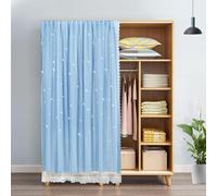 GDDUOYUE Tenda per Porta con Privacy, Tenda Separe per Interni Oscurante, Copertura Temporanea Termica per Corridoio, Camera da Letto e Armadio Aperto,B,W47in(120cm)/H79in(200cm)