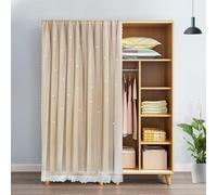 GDDUOYUE Tenda per Porta con Privacy, Tenda Separe per Interni Oscurante, Copertura Temporanea Termica per Corridoio, Camera da Letto e Armadio Aperto,D,W47in(120cm)/H59in(150cm)