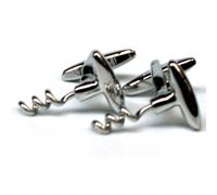 GDesign Premium Quality and Durable Corkscrew Stylish Design Button Cufflinks