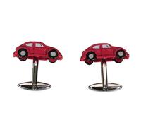 GDesign Premium Quality and Durable Peace Car Design Button Cufflinks (Red)