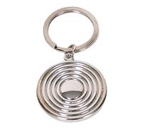 GDesign Round Zen Design Keyring Premium Quality Durable and Stylish Keyring