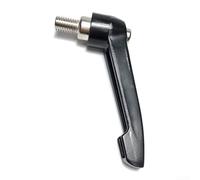 Gdfnmogo 2 maniglie a leva di bloccaggio per reggisella con perno di bloccaggio a molla M10 x 1,5, perno in metallo a sgancio rapido per fitness e sellino (25 mm)