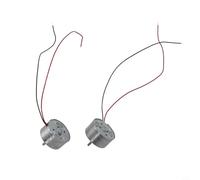 Gdfnmogo 2 motori 300 da 1,5-6 V CC per ventilatore da collo sospeso fai da te - 4967 giri/min a 3 V, motore elettrico piccolo con ingranaggi in metallo, compatibile con RC-300 RF-300CA