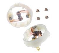 Gdfnmogo 2PCS RS550 Portaspazzole di carbone motore senza copertura posteriore, ricambio in carbonio e metallo di lunga durata per utensili elettrici Bosch compatibile con GSR14.4-2,