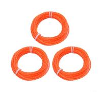 Gdfnmogo 3 pezzi filo di nylon ritorto 2,4 mm x 4,3 m pre-tagliato compatibile con EGO Power+ AL2420P ST1500 ST1500-S ST1500F ST1500SF STA1500 ST1502SA ST1520S ST1502SF