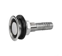 Gdfnmogo 316 Yacht Inox Flush Marine Vent con Finitura Thru-scafo per Plus Steel Tank Barche Fuel Mirror Polish Mount