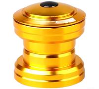 Gdfnmogo 34 mm per cuffie semi-integrate per bicicletta in lega a doppio cuscinetto CNC lavorato a tazza per MTB bici da strada forcella sterzo hardware leggero (oro)
