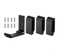 Gdfnmogo 4 ganci da parete pieghevoli in lega di alluminio, design salvaspazio, impermeabili, resistenti alla ruggine, resistenti, di facile installazione, per cappotti, borse, asciugamani, interni ed