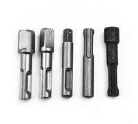 Gdfnmogo 5 adattatori per mandrino esagonale, 1/4", 3/8", 1/2", per punte da trapano SDS Plus, adatte a tutti i mandrini a cambio rapido in acciaio inox