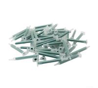 Gdfnmogo 50 pz FMA06-16 Ugelli di miscelazione epossidica 16-Element Ab Colla Tubo di Miscelazione, Per Applicatore Miscelatore Statico Resina Plastica Miscelazione Tip, Ugelli per Tubo di