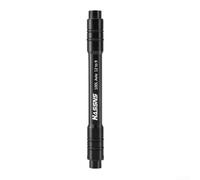 Gdfnmogo Adattatore da asse passante per bici a sgancio rapido da 12/15 mm a 9 mm per mozzi da 100/135/142/148 mm, conversione ruota anteriore in lega di alluminio 7075 per mountain bike, nero (da 12
