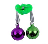 Gdfnmogo Allarme da pesca a doppia campana, suono con molla forte, per un facile design a clip, struttura in metallo, prestazioni durature per la pesca in mare e sul lago (campane in ottone colorate a