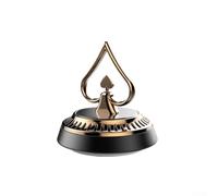 Gdfnmogo ar Diffusore di deodorante con ventola turbo per una distribuzione uniforme della fragranza, aromaterapia ad energia solare per interni auto e casa, materasso ABS (B)