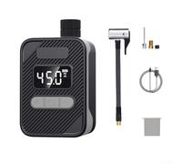 Gdfnmogo Aria elettrica portatile per pneumatici da bici, 150 PSI gonfiatore per pneumatici con ricarica USB-C, display digitale della pressione, spegnimento automatico, compatibile con (verde)