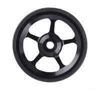 Gdfnmogo Avendo lega per la sostituzione della bici pieghevole ruota grande 61 mm cuscinetto in alluminio per CNC semplice situato per rotolamento ruota modificata in nero rosso si (nero)