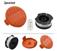 Gdfnmogo Bobina e filo con cappuccio di ricambio per decespugliatori Black & Decker compatibile con i modelli BDST182ST1, BESTE625, BST2018, GH400, GL280, GL301, GL340,