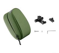 Gdfnmogo Borsa da sella per bicicletta da 0,3 l per bici da strada MTB per | Nylon poliestere 600D, tessuto impermeabile, protegge dalla pioggia, per una costruzione durevole, lunga durata (verde)