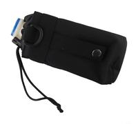 Gdfnmogo Borsa per bottiglia d'acqua per ciclismo, compatibile con Molle, supporto da esterno con attacco per cintura, borsa in nylon 600D impermeabile per escursionismo e campeggio (nero)