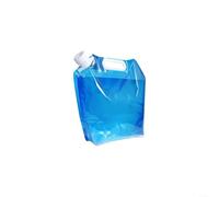 Gdfnmogo Borsa per l'acqua pieghevole da 10 litri con manico, contenitore portatile pieghevole per campeggio, viaggi, sport e forniture