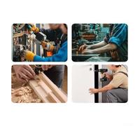 Gdfnmogo Braccialetto magnetico regolabile da polso per viti, dadi e piccole parti metalliche, in tessuto Oxford nero con forte magnete, 270 mm