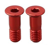 Gdfnmogo Bullone per guida deragliatore posteriore in lega di alluminio per bicicletta per viti di tensione della ruota di fantino, M5 × 14,2 mm, coppia 3-4N.M, compatibile con (rosso)