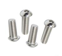 Gdfnmogo Bulloni M5 x 20 per componenti - Confezione da 4 pezzi, lega aerospaziale 6Al4V TC4, mandrini a pedale leggeri e resistenti per MTB e bici da strada