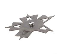 Gdfnmogo Centraggio per cercatore di bordi per fresatrice, tubo in acciaio inossidabile 304 e divisore a barra rotonda con artigli di misurazione multiuso, compatibile con tubi di diametro 10-120 mm