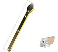 Gdfnmogo Chiave a cricchetto per cric auto, design con angolo di 15 gradi, utensile manuale reversibile con testa a bussola regolabile, struttura in acciaio ad alto tenore di carbonio, strumento di