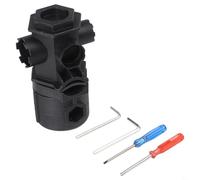 Gdfnmogo Chiave multifunzione 16 in 1 per lavabo, strumento di rimozione aeratore per rubinetto, set di chiavi in nylon per lavello da cucina e bagno, angolo (A)