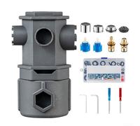Gdfnmogo Chiave multifunzione 16 in 1 per rubinetti da cucina e bagno, aeratore per lavello e valvola angolare, strumento di riparazione con esagono, cacciavite e valvola