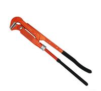 Gdfnmogo Chiave per tubi regolabile a 90 gradi con doppia maniglia, pinza per pompa dell'acqua in acciaio forgiato resistente, per idraulici e officine (5 cm)